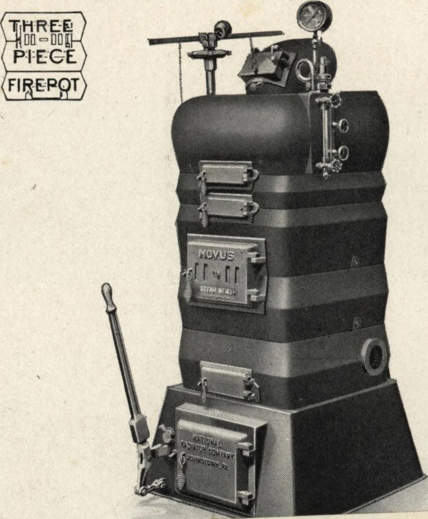 An illustration from National boilers, radiators, and specialties: catalog no. 26, 1920, leaf 5
