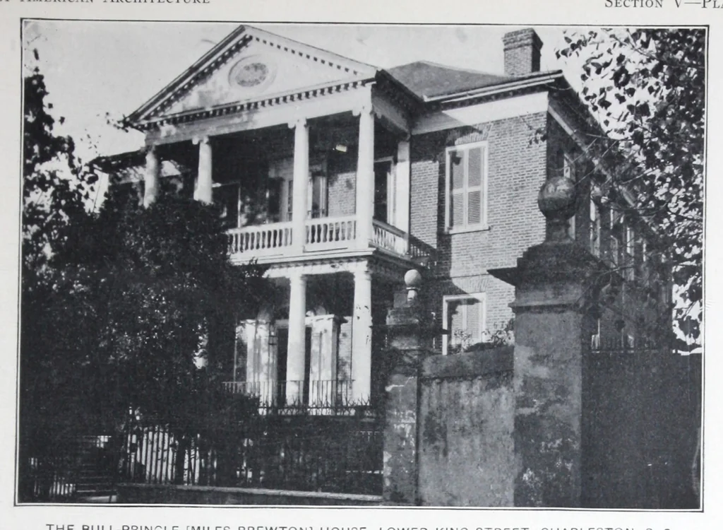 An illustration from Early American architecture : selected sketches and measured drawings showing colonial and Georgian design., 1920, leaf 48