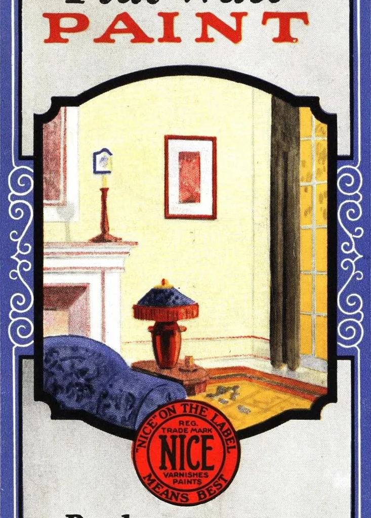 An illustration from Neeo-kote flat wall paint., 1925, leaf 0