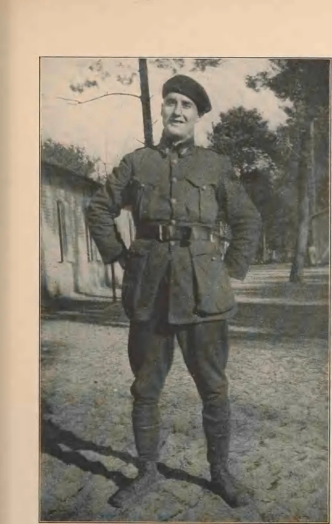 An illustration from New England aviators 1914-1918; their portraits and their records, 1919, leaf 104