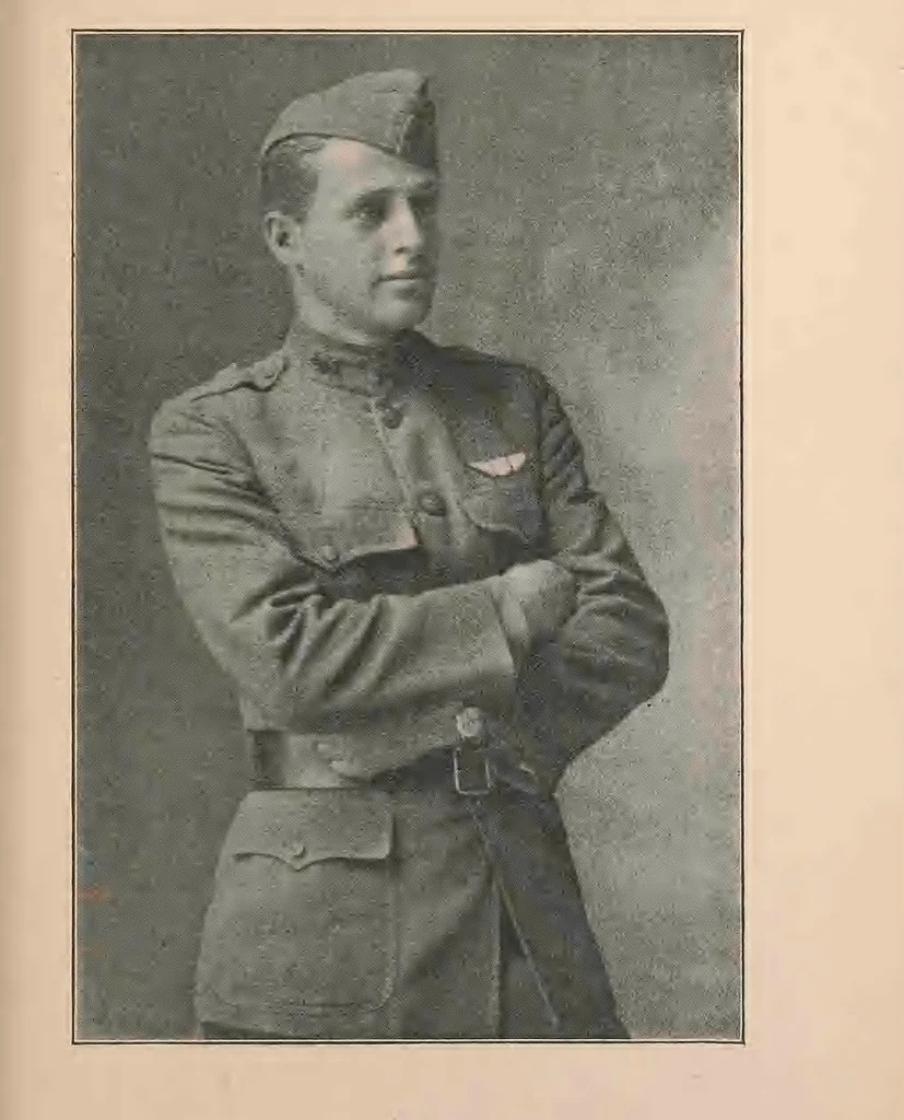 An illustration from New England aviators 1914-1918; their portraits and their records, 1919, leaf 108