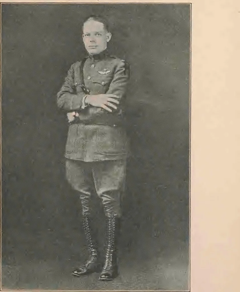 An illustration from New England aviators 1914-1918; their portraits and their records, 1919, leaf 116