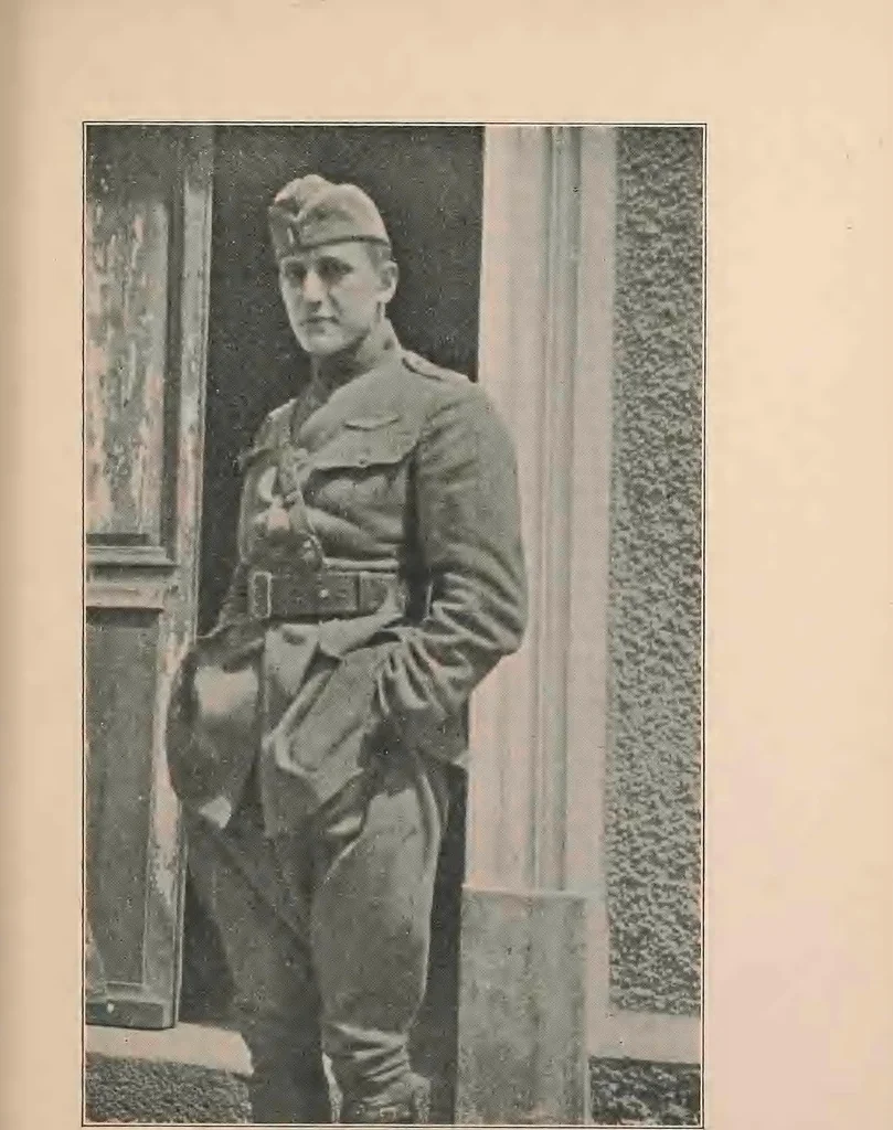 An illustration from New England aviators 1914-1918; their portraits and their records, 1919, leaf 118