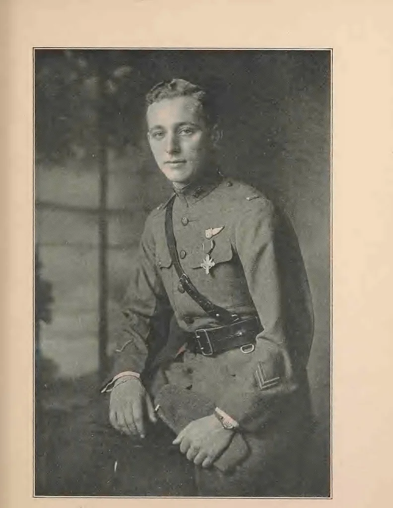 An illustration from New England aviators 1914-1918; their portraits and their records, 1919, leaf 140