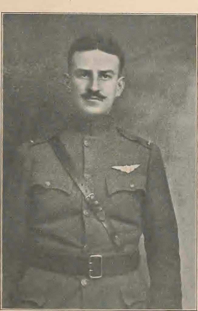 An illustration from New England aviators 1914-1918; their portraits and their records, 1919, leaf 158