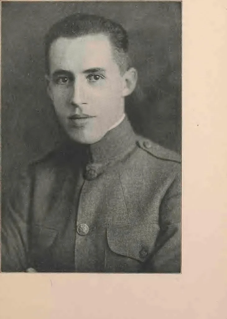 An illustration from New England aviators 1914-1918; their portraits and their records, 1919, leaf 166