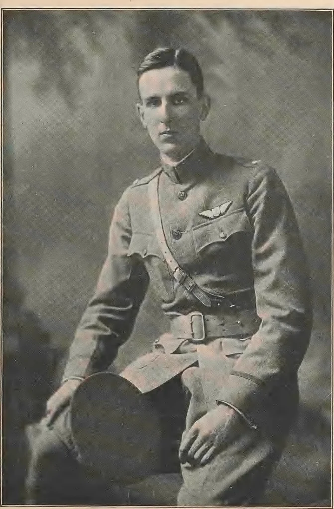 An illustration from New England aviators 1914-1918; their portraits and their records, 1919, leaf 180