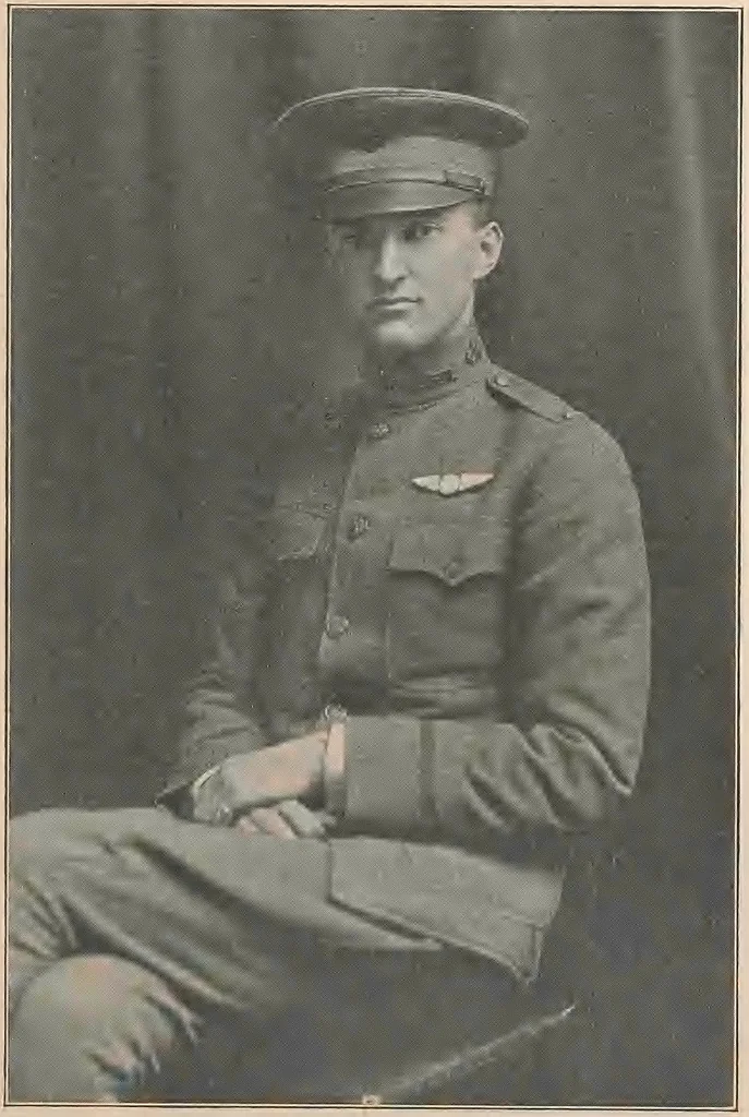 An illustration from New England aviators 1914-1918; their portraits and their records, 1919, leaf 202