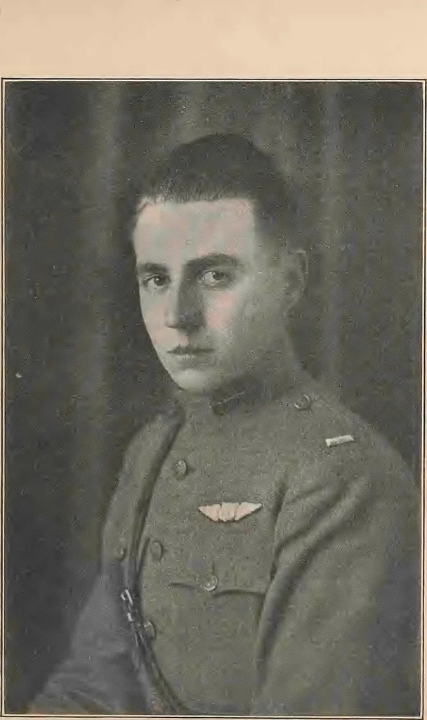 An illustration from New England aviators 1914-1918; their portraits and their records, 1919, leaf 218