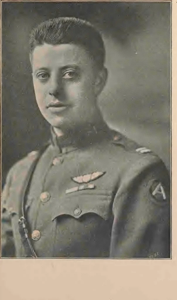 An illustration from New England aviators 1914-1918; their portraits and their records, 1919, leaf 226