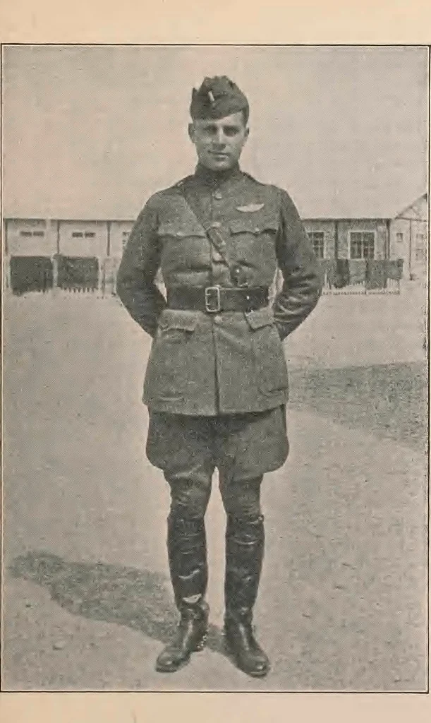 An illustration from New England aviators 1914-1918; their portraits and their records, 1919, leaf 240