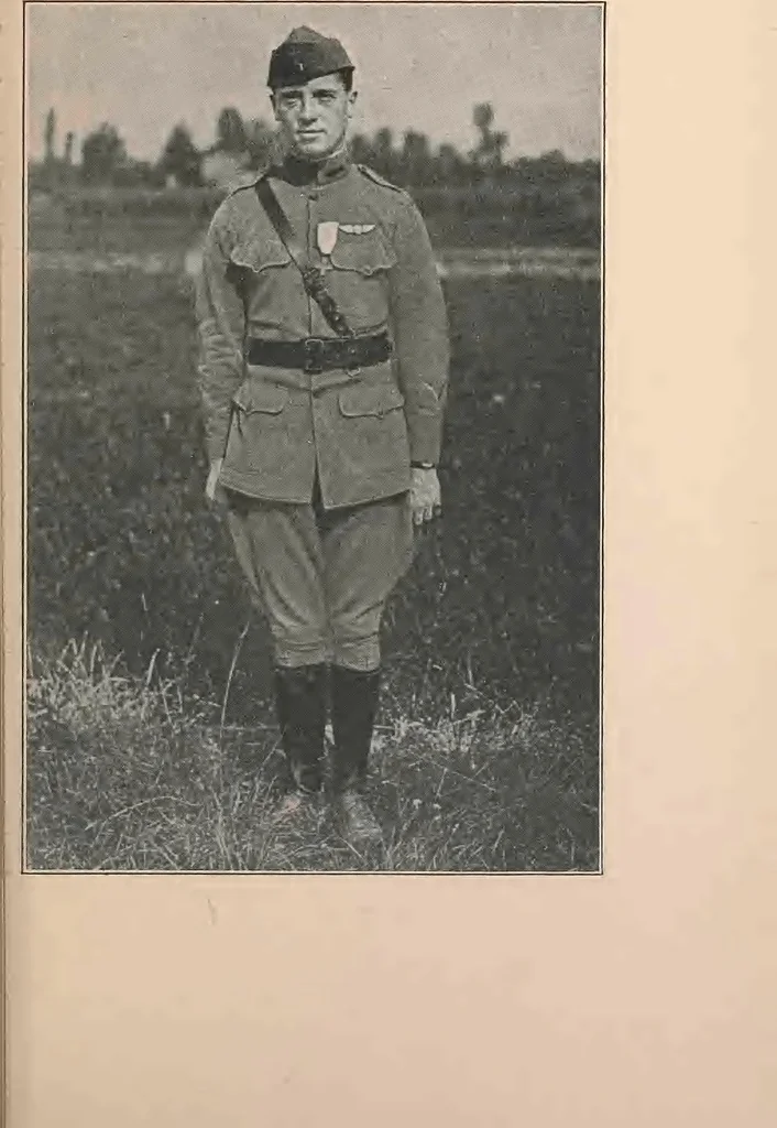 An illustration from New England aviators 1914-1918; their portraits and their records, 1919, leaf 244