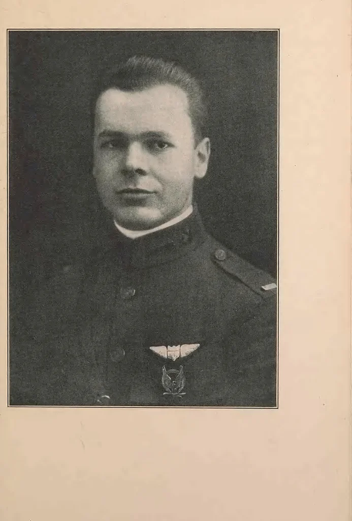 An illustration from New England aviators 1914-1918; their portraits and their records, 1919, leaf 250