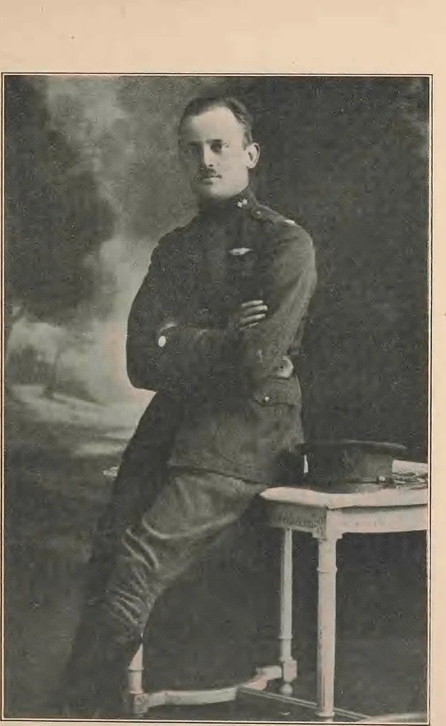An illustration from New England aviators 1914-1918; their portraits and their records, 1919, leaf 252