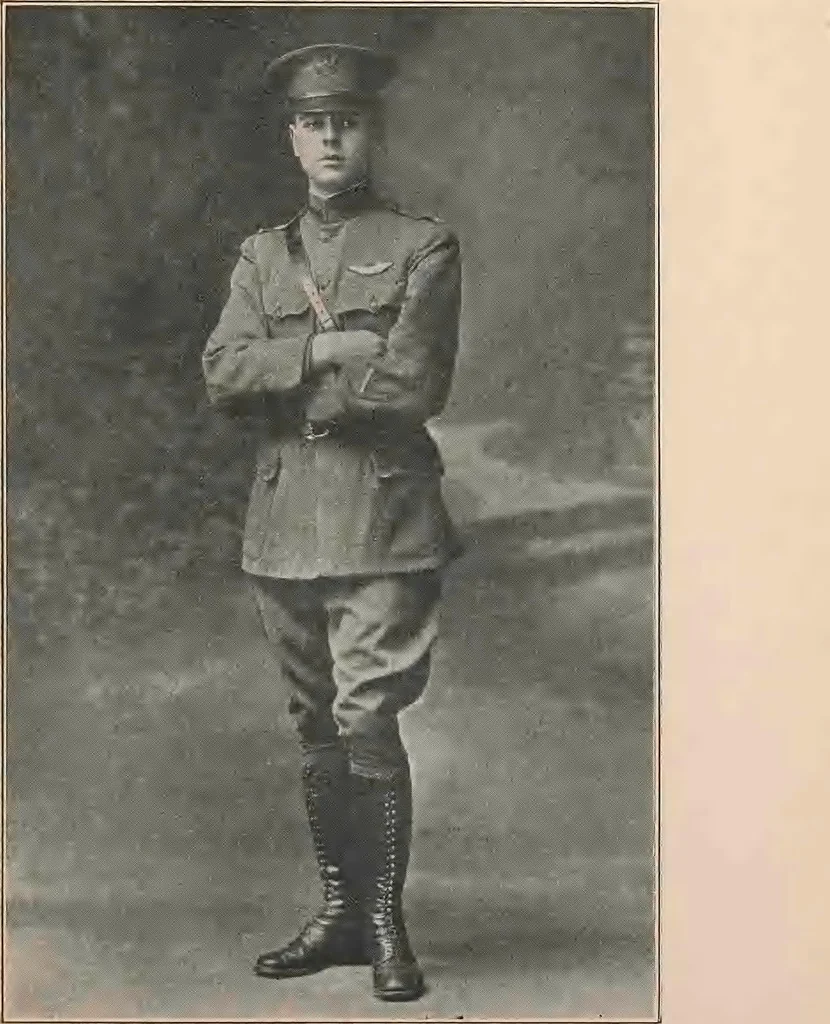 An illustration from New England aviators 1914-1918; their portraits and their records, 1919, leaf 314