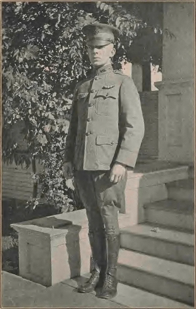 An illustration from New England aviators 1914-1918; their portraits and their records, 1919, leaf 316