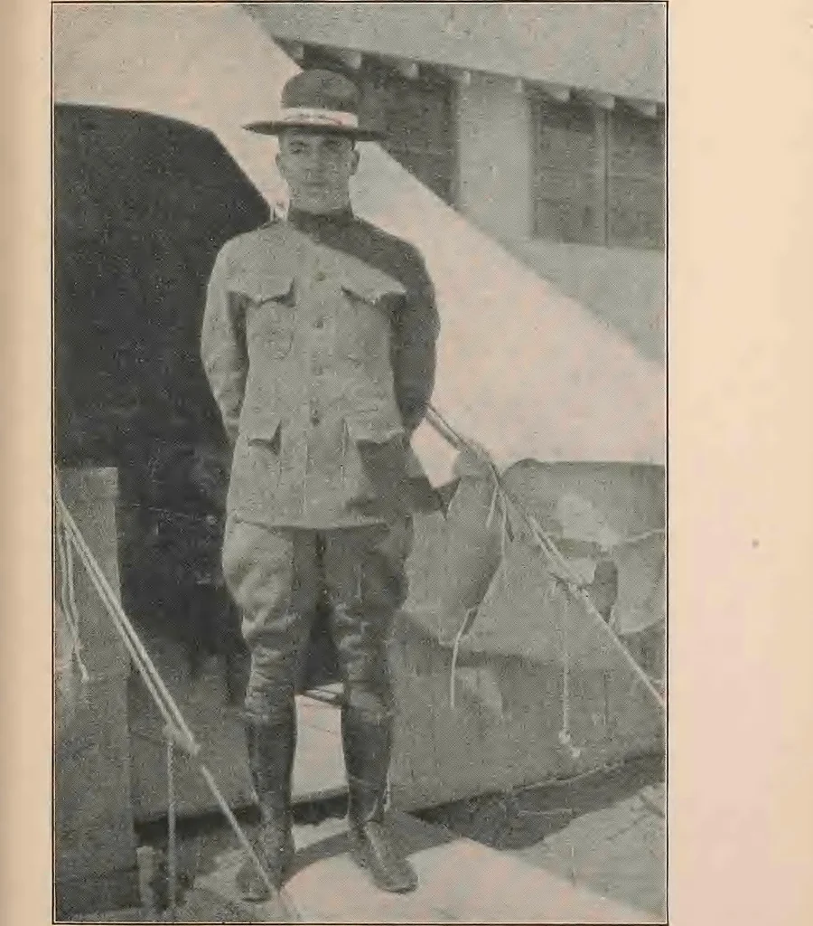 An illustration from New England aviators 1914-1918; their portraits and their records, 1919, leaf 330