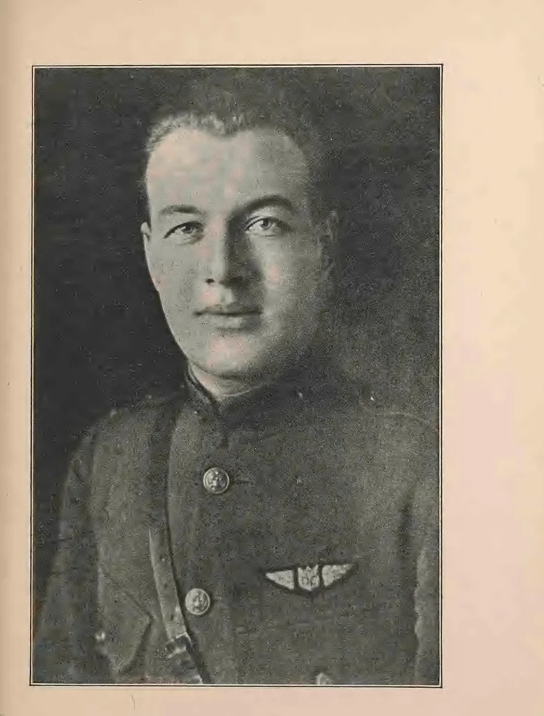 An illustration from New England aviators 1914-1918; their portraits and their records, 1919, leaf 332