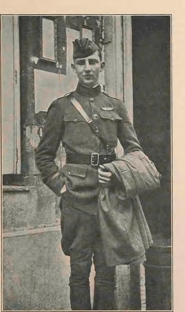 An illustration from New England aviators 1914-1918; their portraits and their records, 1919, leaf 334