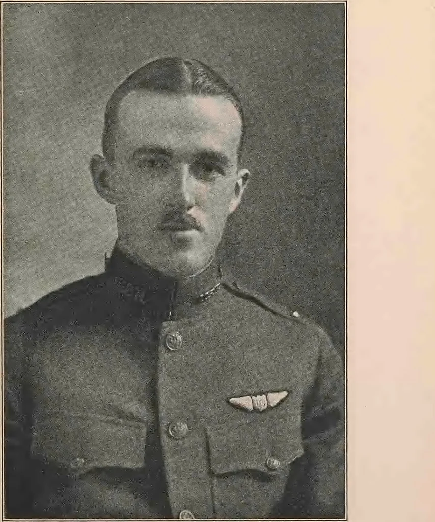An illustration from New England aviators 1914-1918; their portraits and their records, 1919, leaf 336