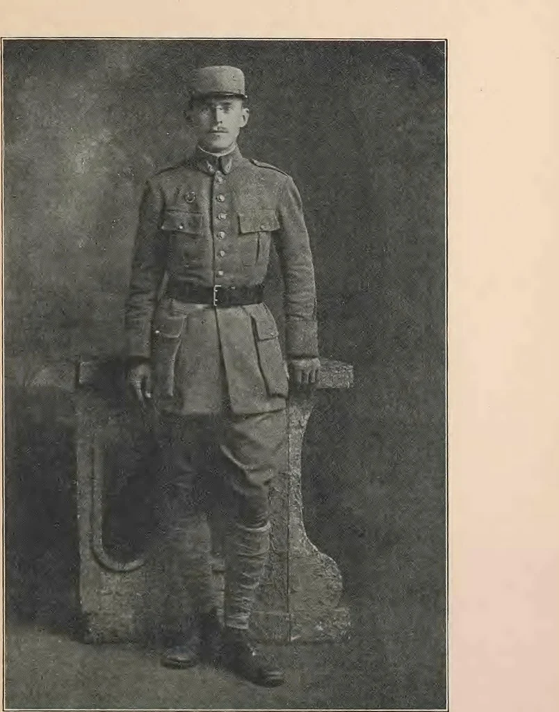 An illustration from New England aviators 1914-1918; their portraits and their records, 1919, leaf 34