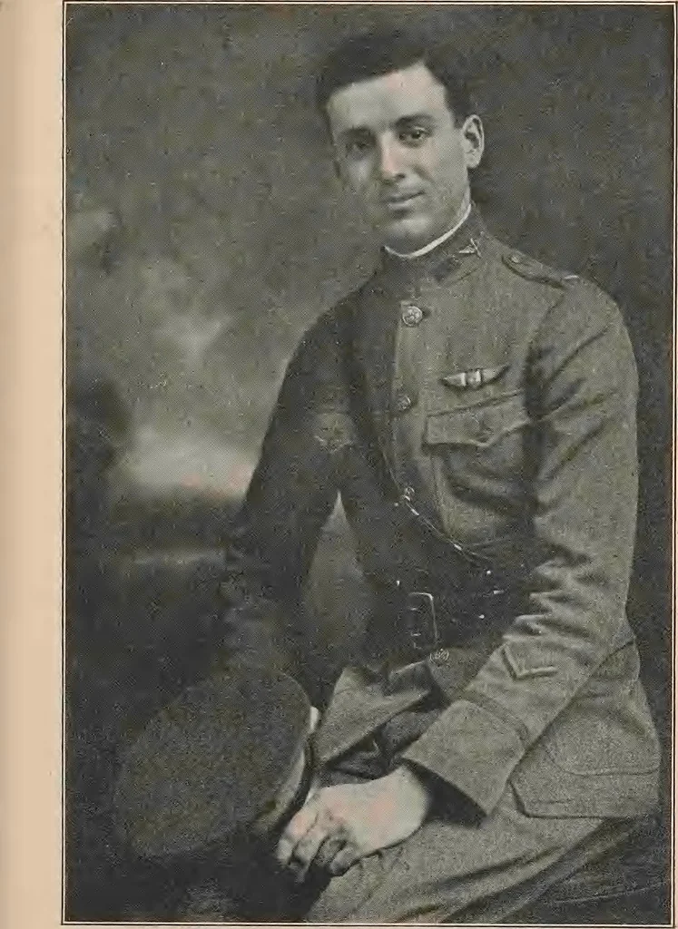 An illustration from New England aviators 1914-1918; their portraits and their records, 1919, leaf 348