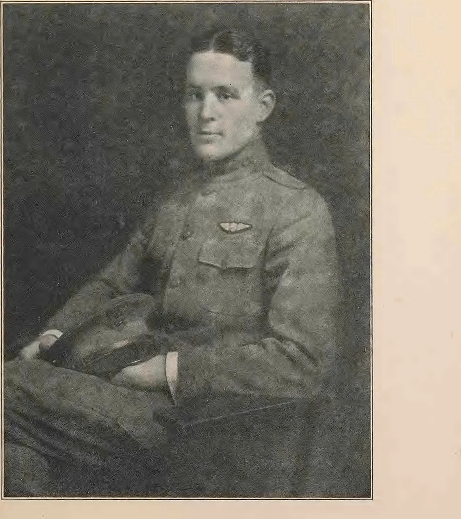 An illustration from New England aviators 1914-1918; their portraits and their records, 1919, leaf 352