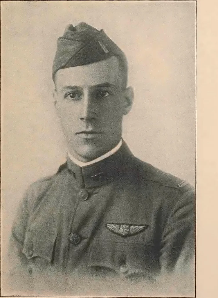 An illustration from New England aviators 1914-1918; their portraits and their records, 1919, leaf 374