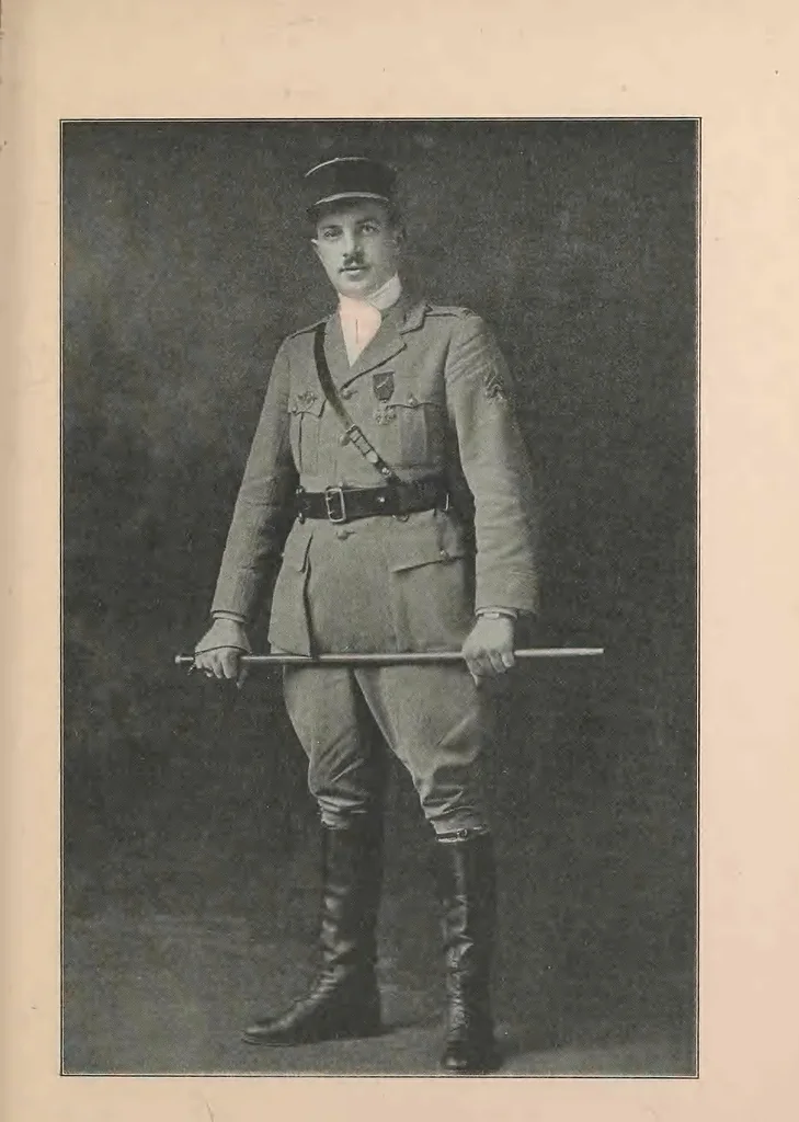 An illustration from New England aviators 1914-1918; their portraits and their records, 1919, leaf 38