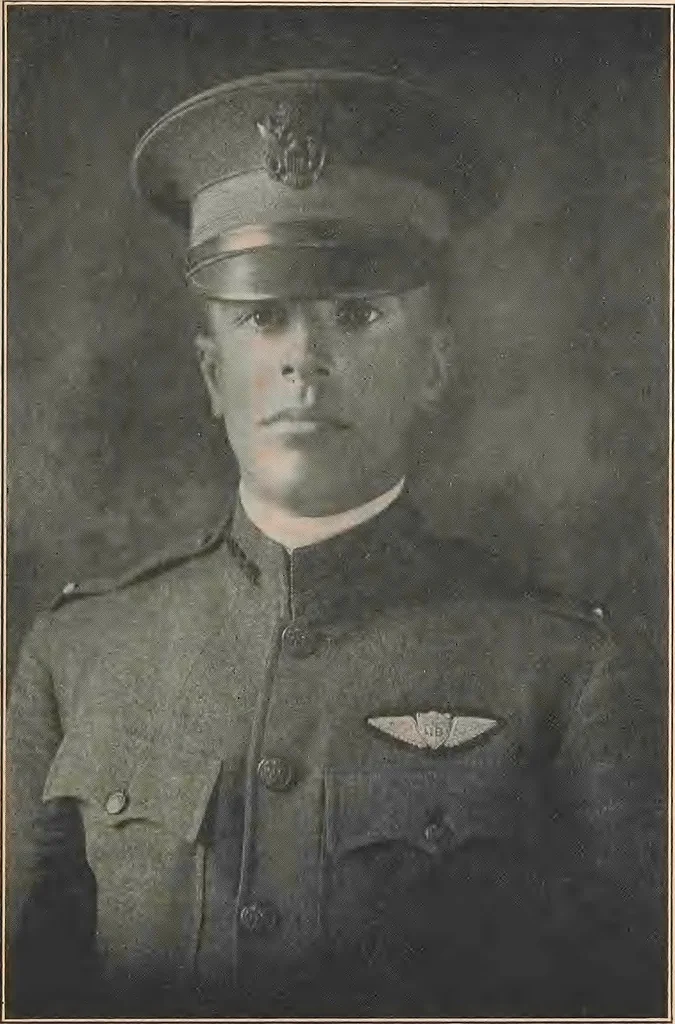 An illustration from New England aviators 1914-1918; their portraits and their records, 1919, leaf 382