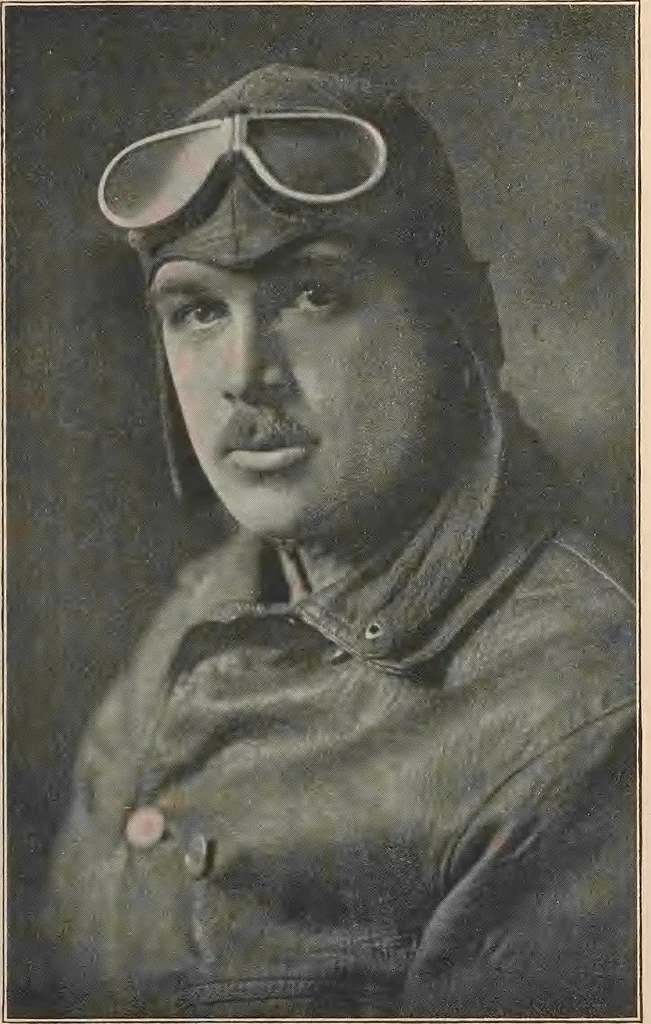 An illustration from New England aviators 1914-1918; their portraits and their records, 1919, leaf 386