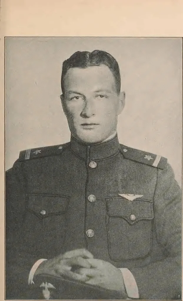 An illustration from New England aviators 1914-1918; their portraits and their records, 1919, leaf 416
