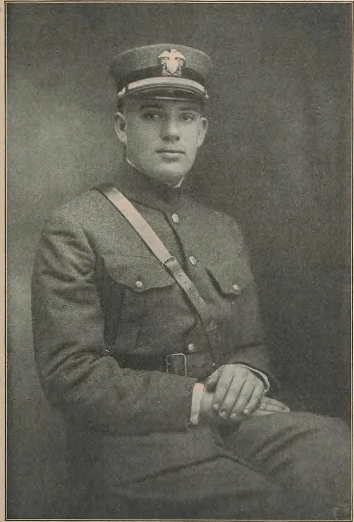 An illustration from New England aviators 1914-1918; their portraits and their records, 1919, leaf 418