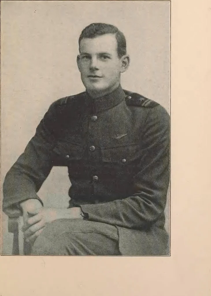 An illustration from New England aviators 1914-1918; their portraits and their records, 1919, leaf 422