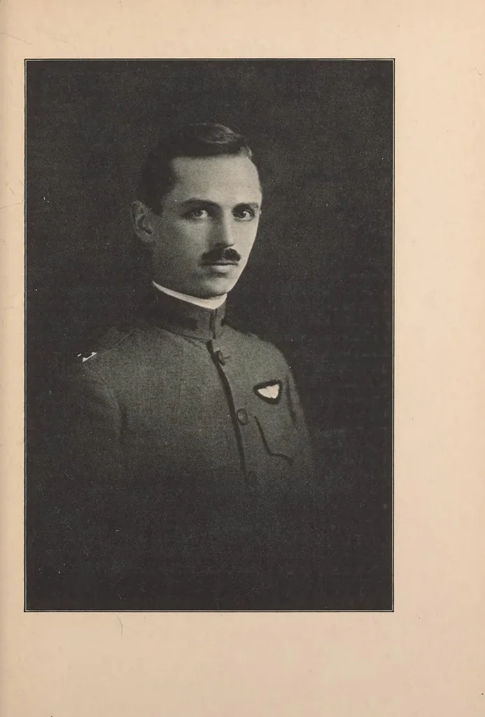 An illustration from New England aviators 1914-1918; their portraits and their records, 1919, leaf 438