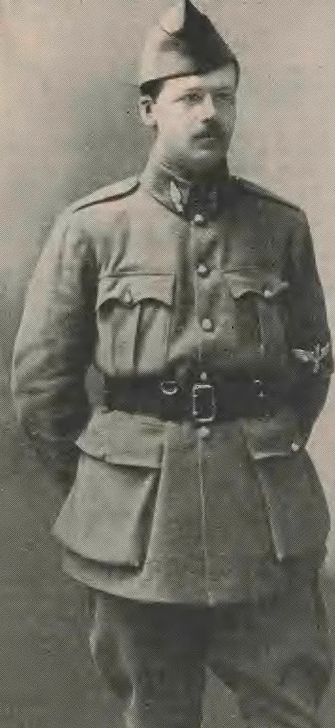 An illustration from New England aviators 1914-1918; their portraits and their records, 1919, leaf 44