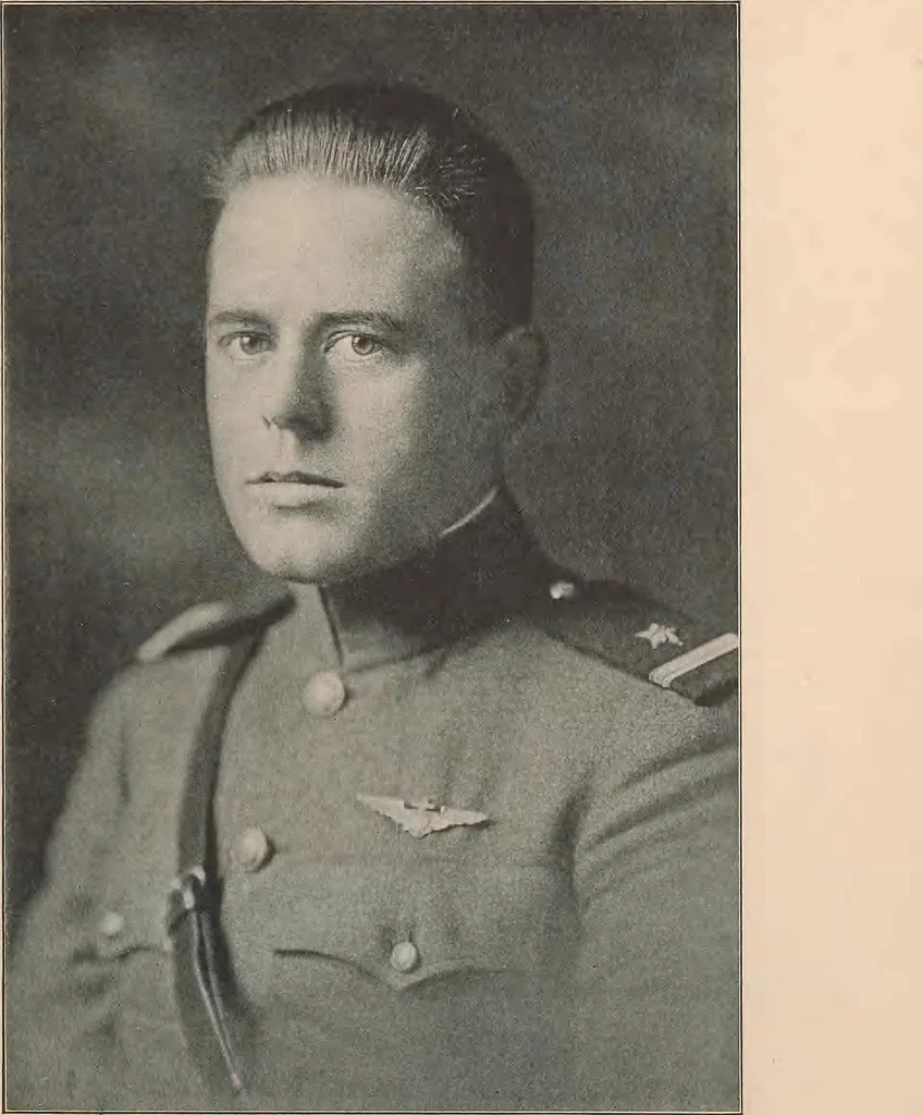 An illustration from New England aviators 1914-1918; their portraits and their records, 1919, leaf 448