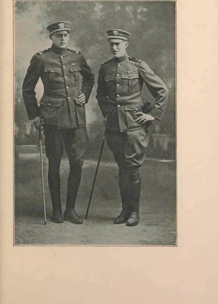 An illustration from New England aviators 1914-1918; their portraits and their records, 1919, leaf 450