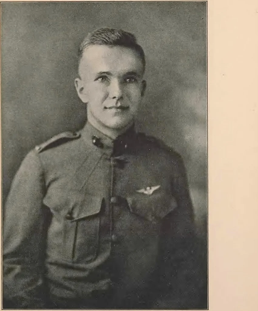 An illustration from New England aviators 1914-1918; their portraits and their records, 1919, leaf 452