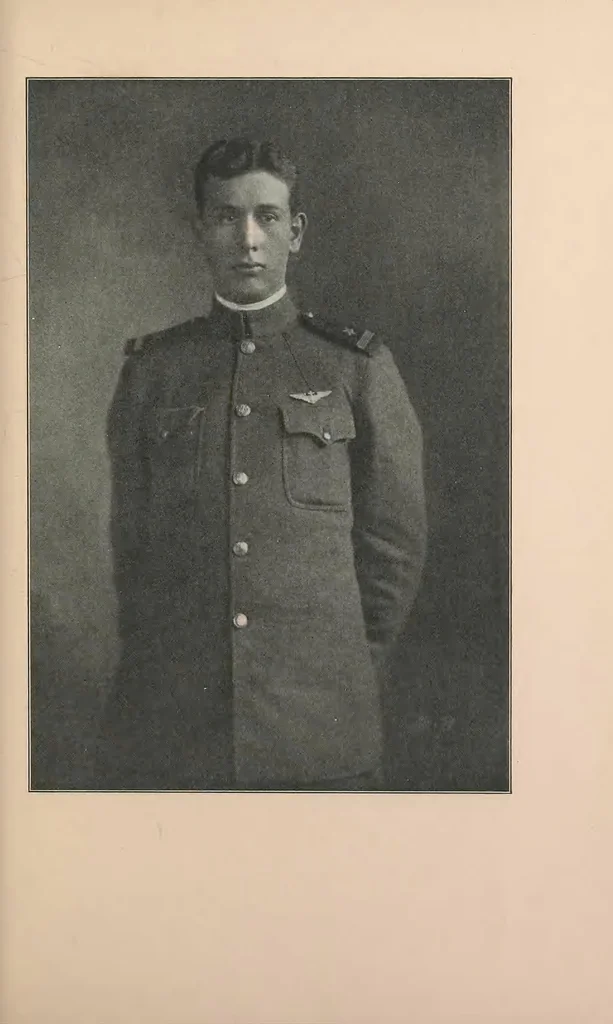 An illustration from New England aviators 1914-1918; their portraits and their records, 1919, leaf 462