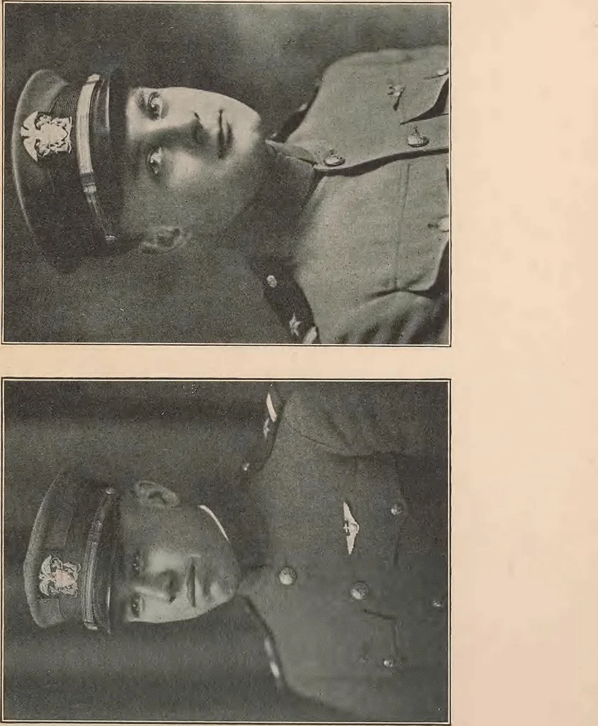 An illustration from New England aviators 1914-1918; their portraits and their records, 1919, leaf 468