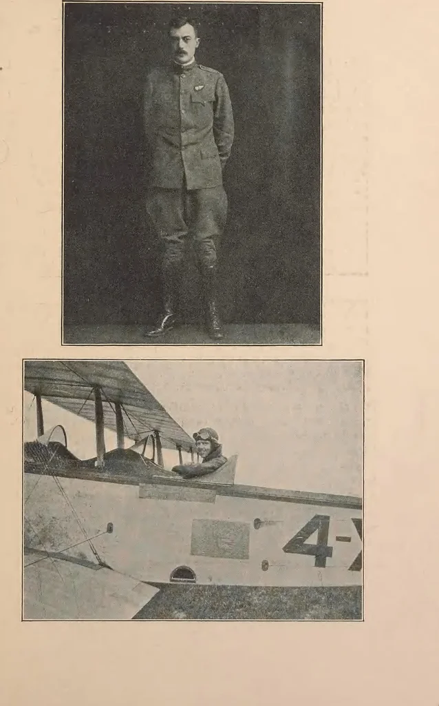 An illustration from New England aviators 1914-1918; their portraits and their records, 1919, leaf 478
