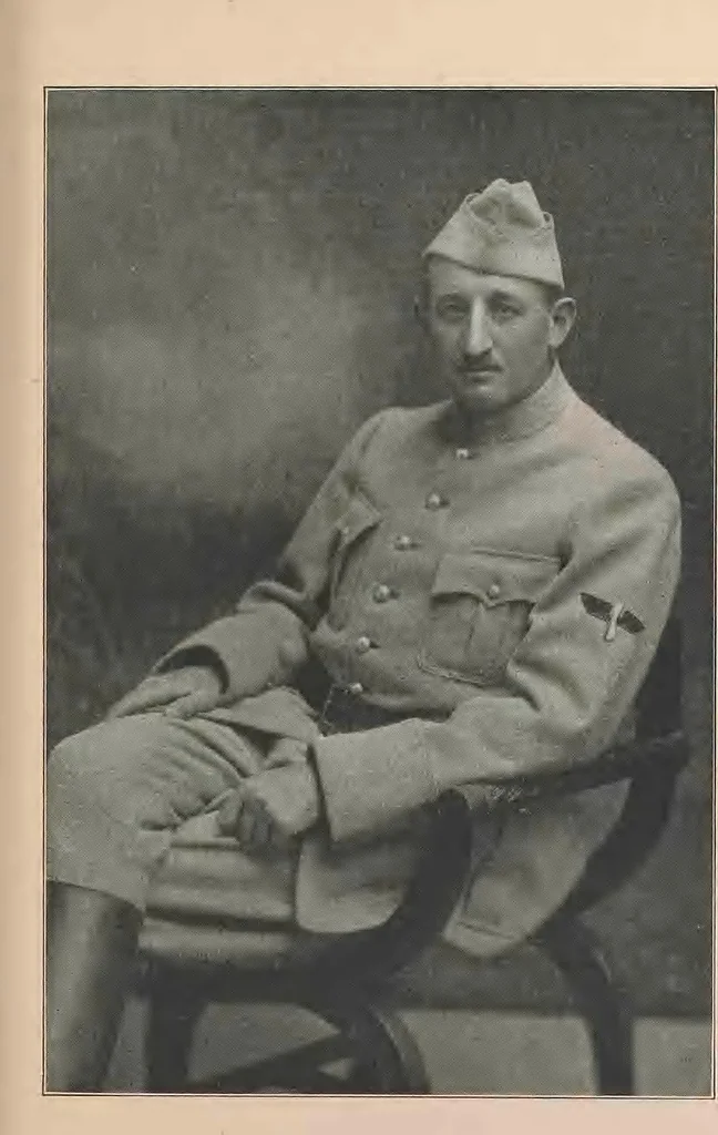 An illustration from New England aviators 1914-1918; their portraits and their records, 1919, leaf 50