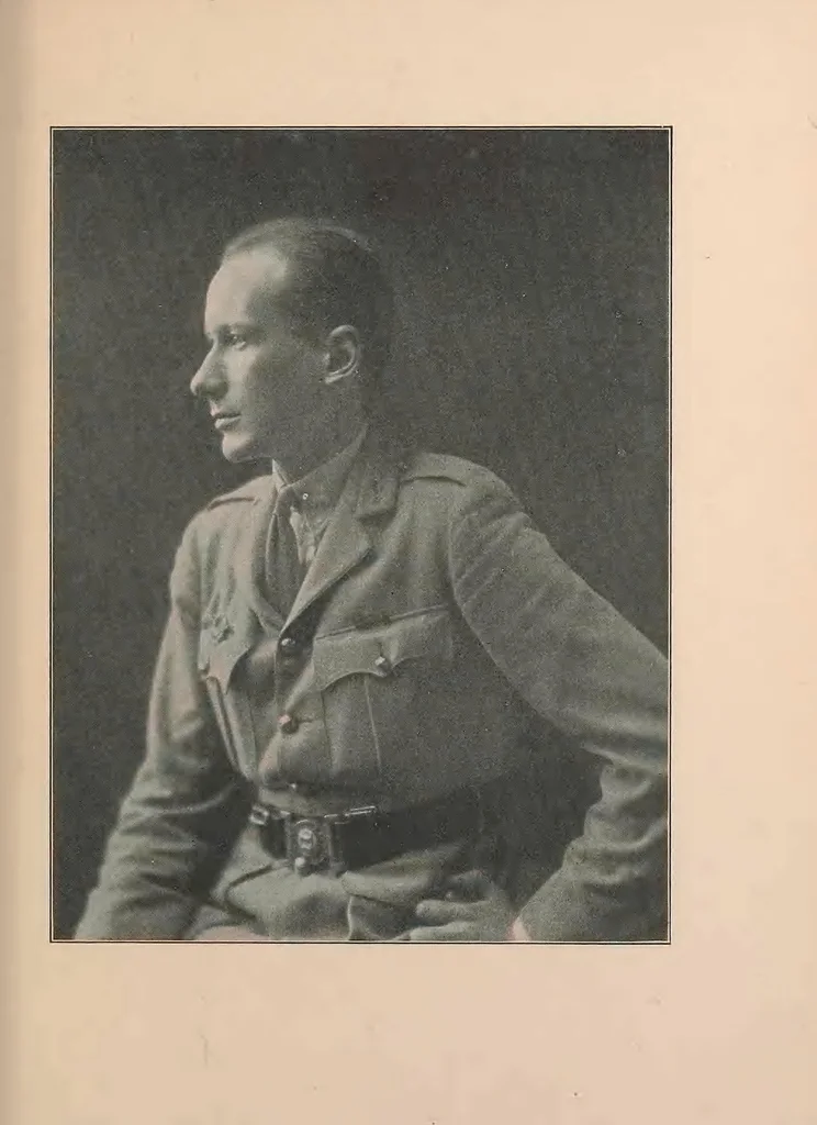 An illustration from New England aviators 1914-1918; their portraits and their records, 1919, leaf 56
