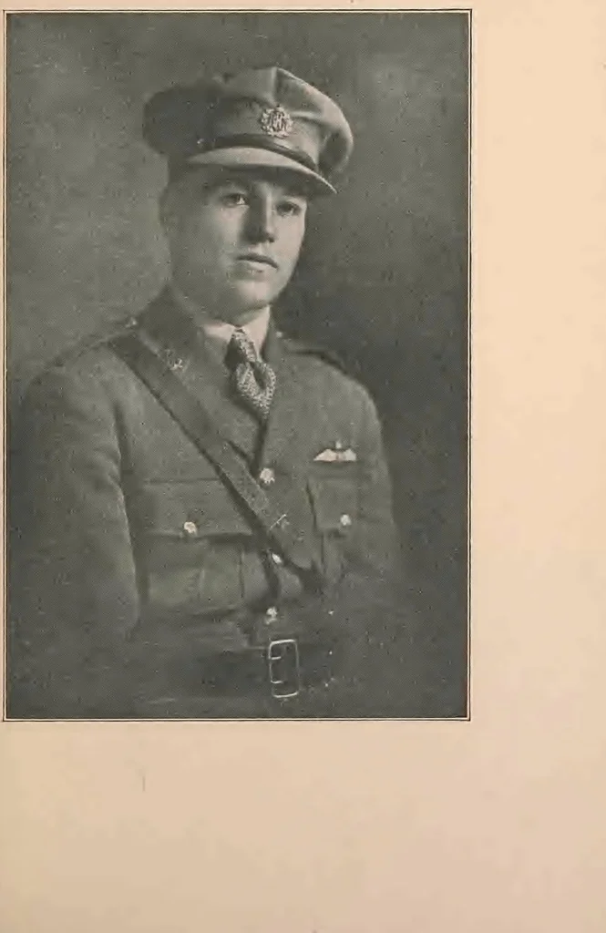 An illustration from New England aviators 1914-1918; their portraits and their records, 1919, leaf 100