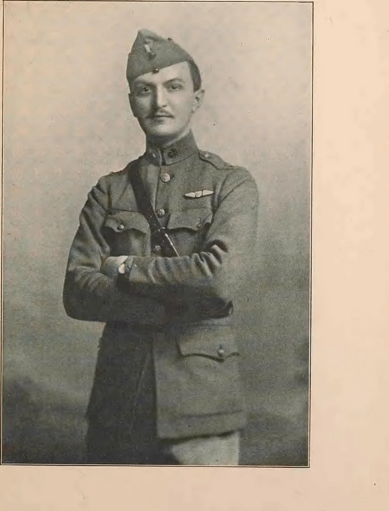 An illustration from New England aviators 1914-1918; their portraits and their records, 1919, leaf 120
