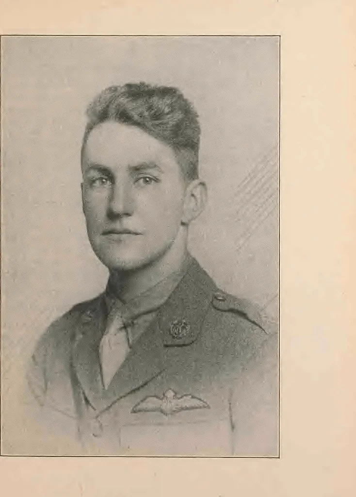 An illustration from New England aviators 1914-1918; their portraits and their records, 1919, leaf 134