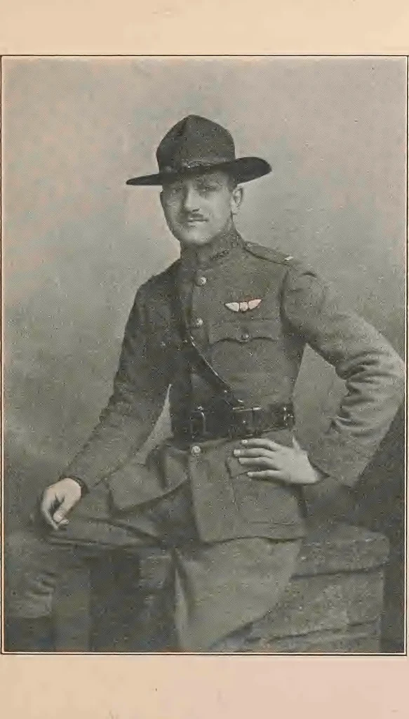 An illustration from New England aviators 1914-1918; their portraits and their records, 1919, leaf 144