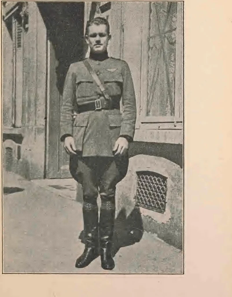 An illustration from New England aviators 1914-1918; their portraits and their records, 1919, leaf 150