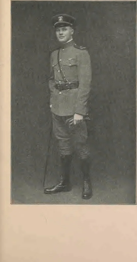 An illustration from New England aviators 1914-1918; their portraits and their records, 1919, leaf 184